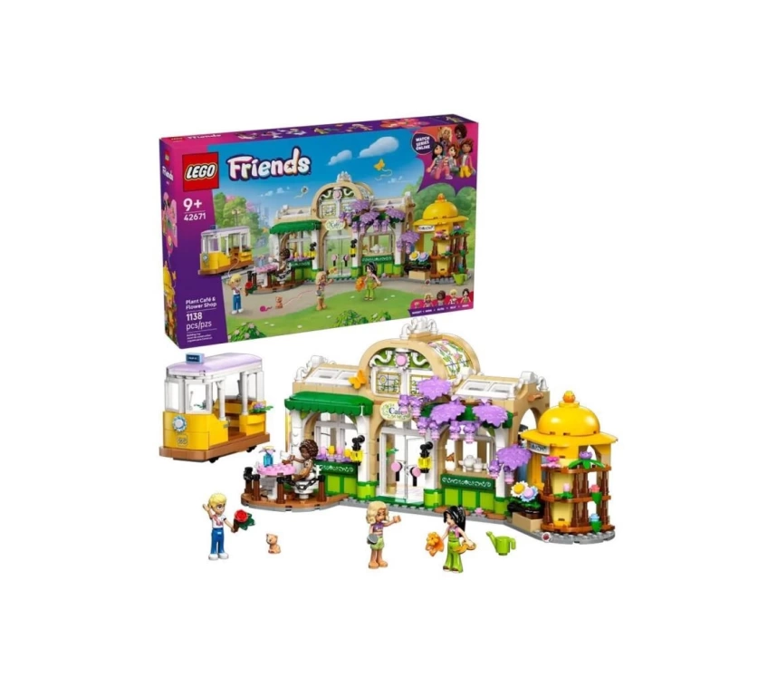 Nessiworld 42671 Lego Friends Kafe ve Çiçekçi Dükkanı 1138 parça +9 yaş