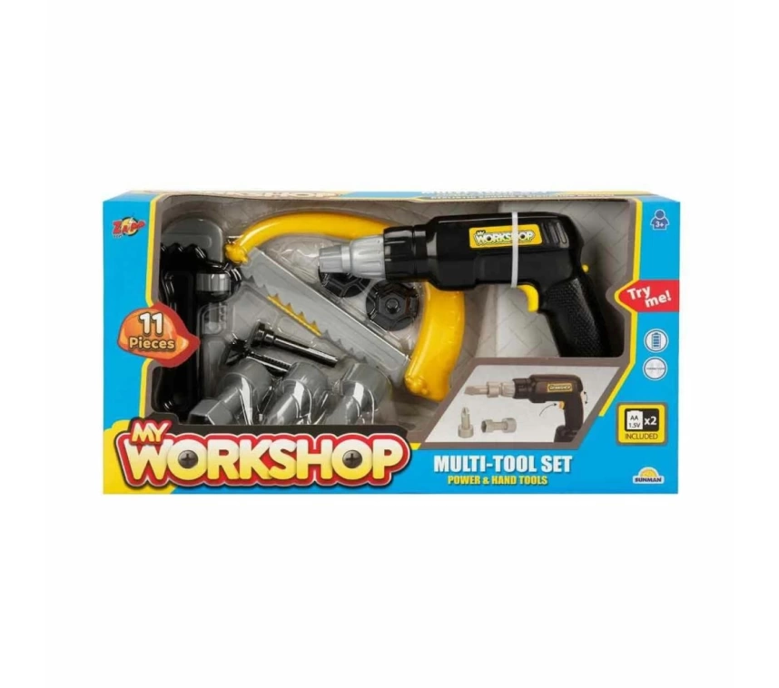 NessiWorld 4622 Zapp Toys My Workshop Elektronik Tornavida Tamir Seti 11 Parça