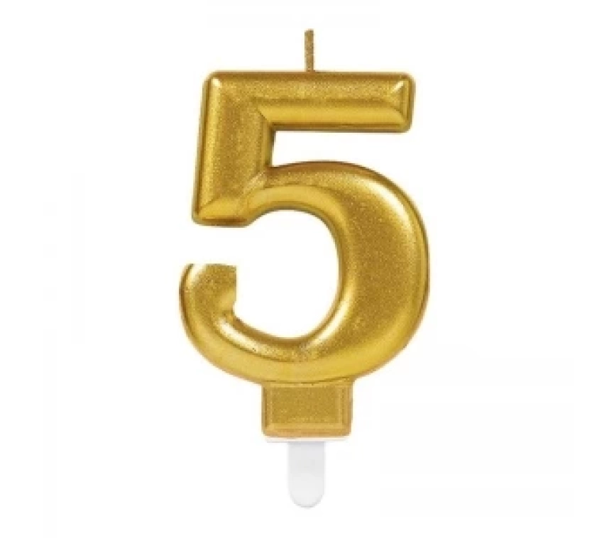 Nessiworld 5 Rakam Mum Gold Renk