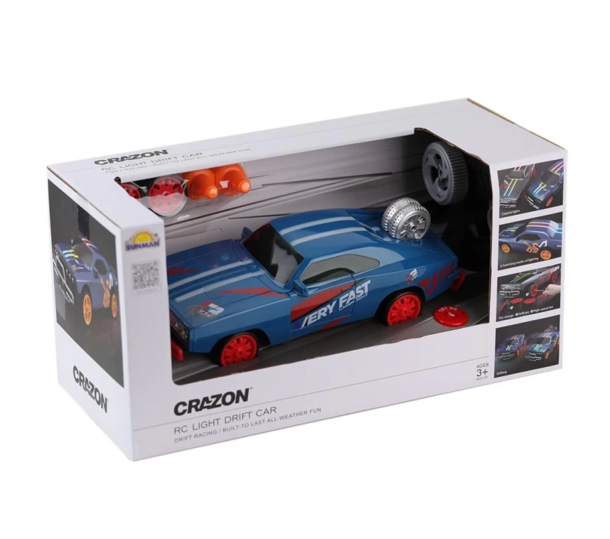Nessiworld 5016 SUN-YFN-CRN-RC ARABA DRİFT FF YEDEK TEKERLEK KUKALI IŞIKLI 7 4V USB 2A