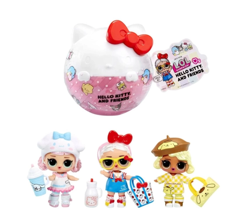 Nessiworld 523857-523840 L.O.L. Tots Hello Kitty