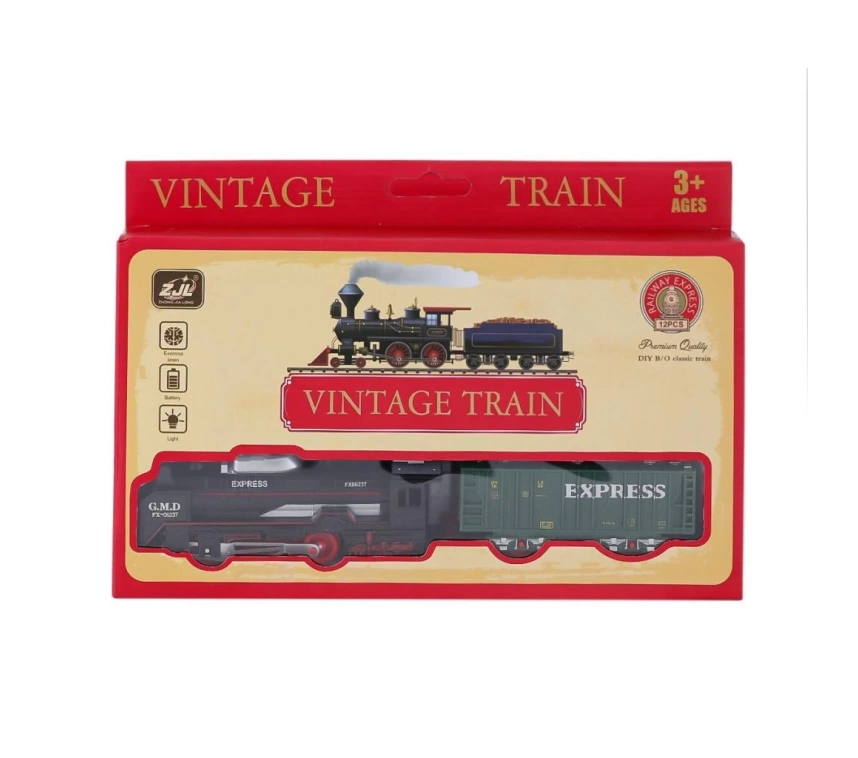 Nessiworld  5299-78 Pilli Işıklı Tren 12 Parça