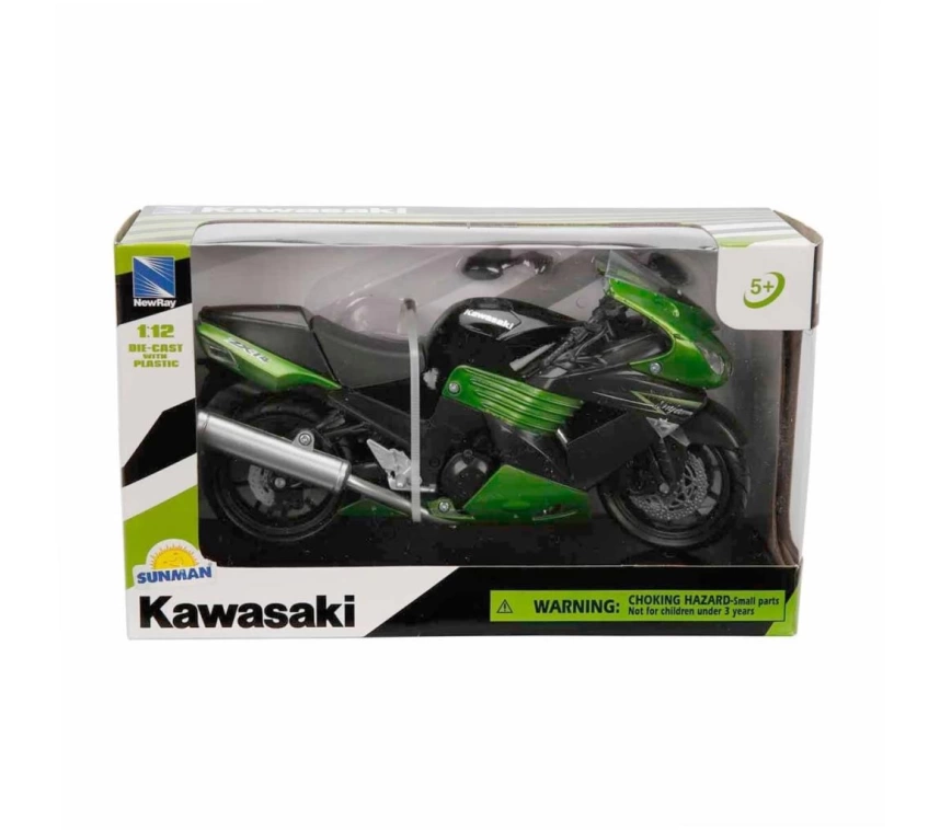 Nessiworld 57433 1:12 Kawasaki ZX-14 2011 Model Motor -Sunman