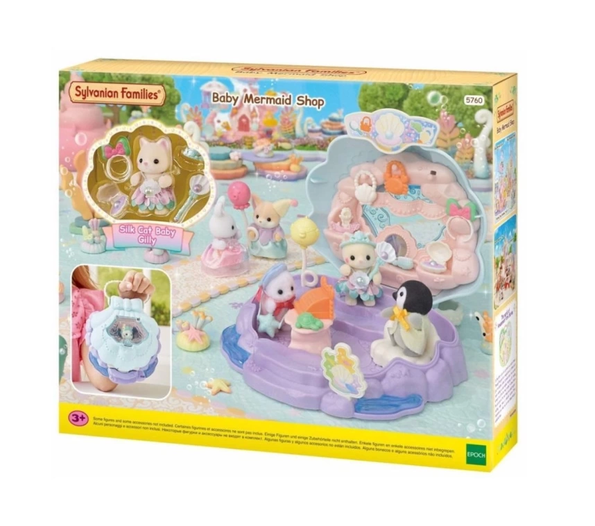 Nessiworld 5760 Sylvanian Families Bebek Denizkızı Dükkanı +4 yaş