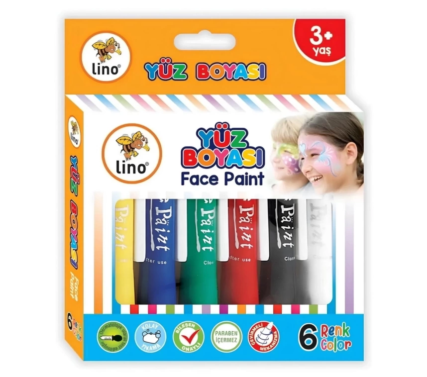 Nessiworld 6lı Yüz Boyası