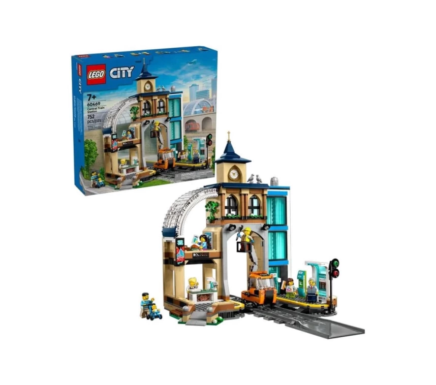 Nessiworld 60469 Lego City Merkez Tren İstasyonu 752 parça +7 yaş