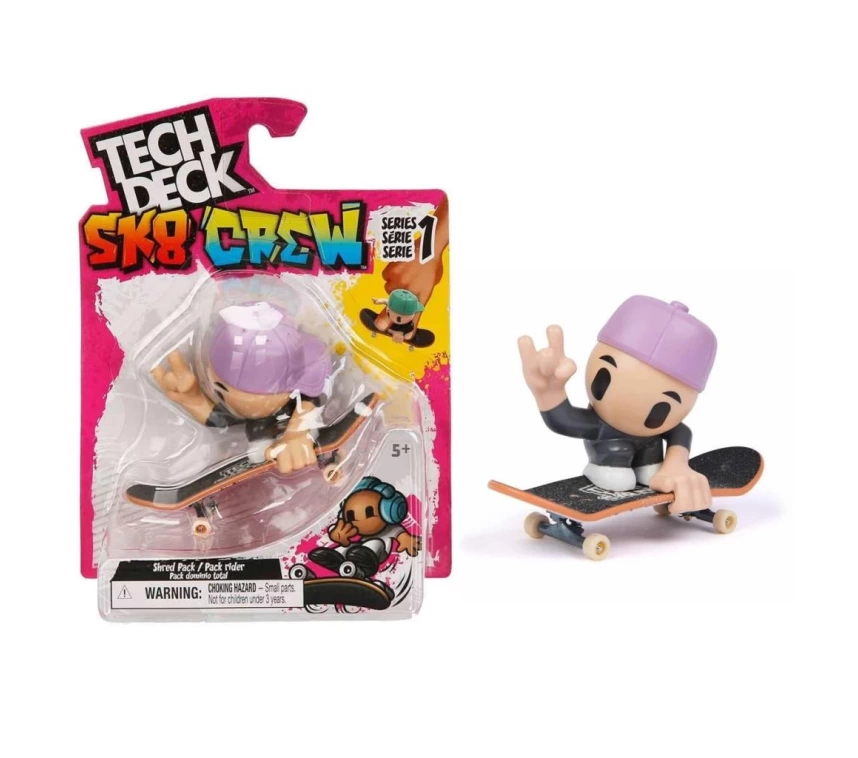 Nessiworld 6071054 Tech Deck SK8 Crew Tekli Paket