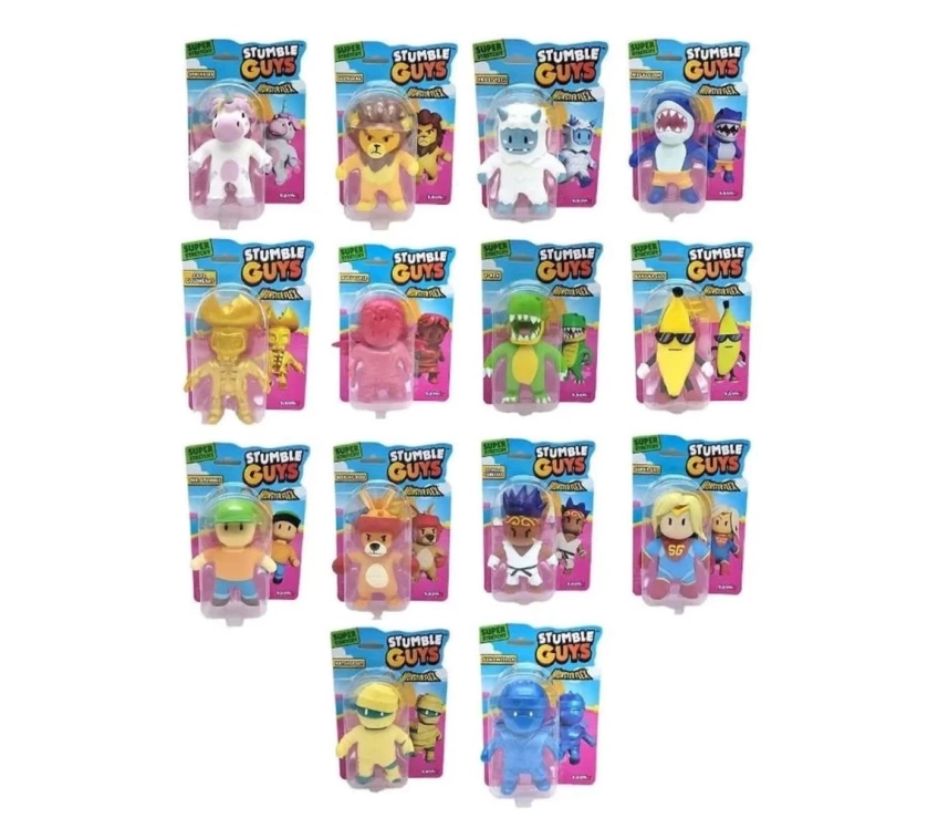 Nessiworld 61196 Strech Monsterflex Süper Esnek S Stumble Guys 5 cm -Sunman