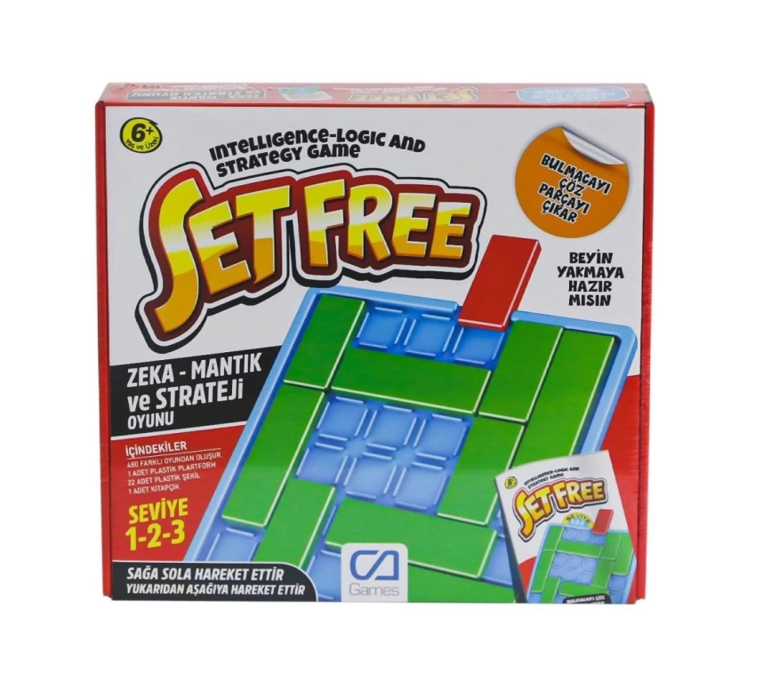 Nessiworld 620 CAPLS-5264 Setfree Zeka, Mantık ve Strateji Oyunu -CaGames