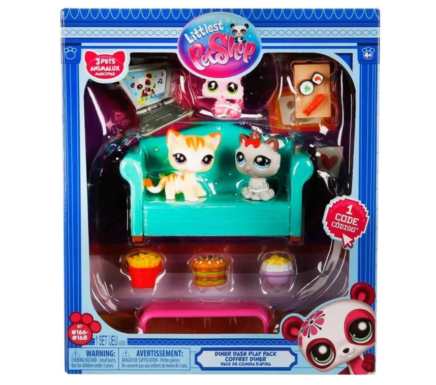 Nessiworld 6360 SUN-Littlest Pet Shop Minişler Lokanta Oyun Seti