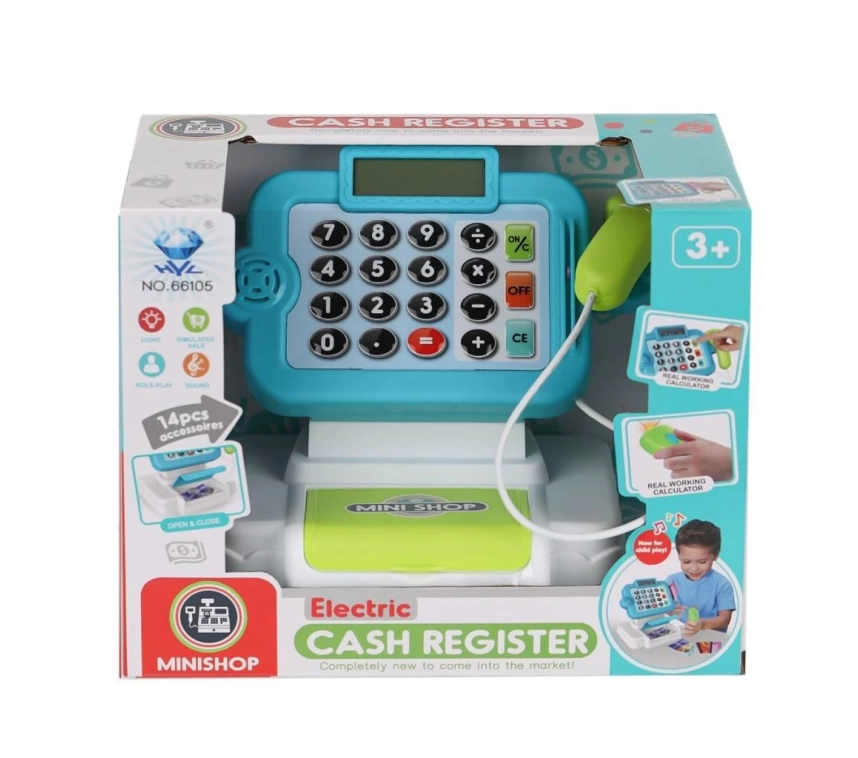 Nessiworld 66105 Sesli ve Işıklı Yazar Kasa -Prestij Oyuncak