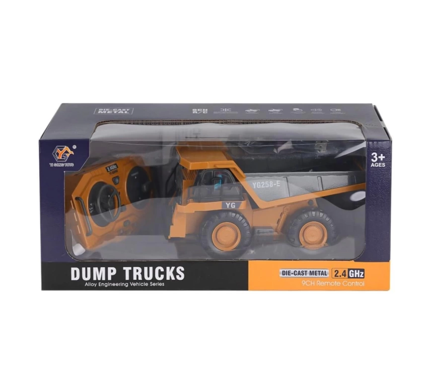 Nessiworld 689-368 Kumandalı Damperli Kamyon İş Makinesi -Gepettoys