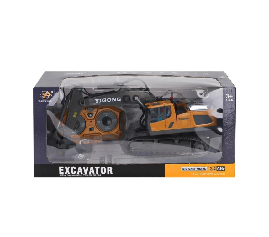 Nessiworld 689-369 Kumandalı Sesli Işıklı Ekskavatör -Gepettoys