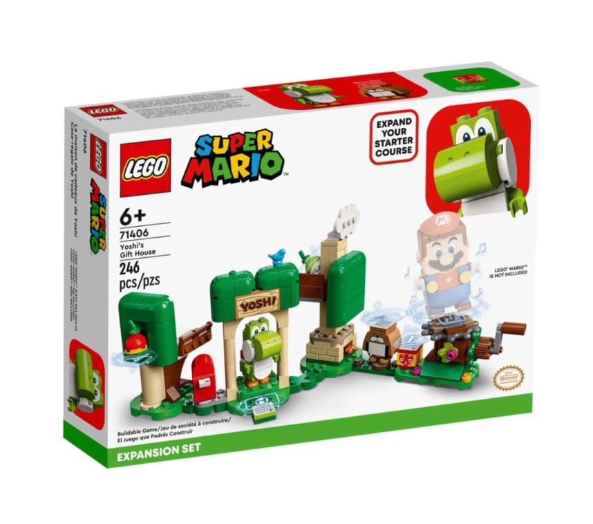 Nessiworld 71406 LEGO® Super Mario Yoshinin Hediye Evi Ek Macera Seti 246 parça +6 yaş