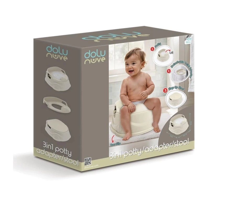 Nessiworld 7182 Lazımlık Adaptör Basamak Relax Bej -Dolu Oyuncak