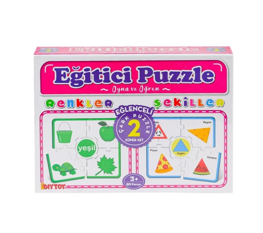 Nessiworld 7194 Çark Puzzle Renkler Şekiller -Dıytoy