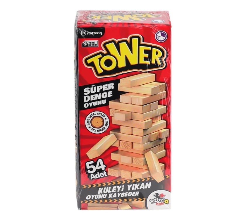 Nessiworld 7314 Tower Denge Oyunu 54 Parça -Totteriq