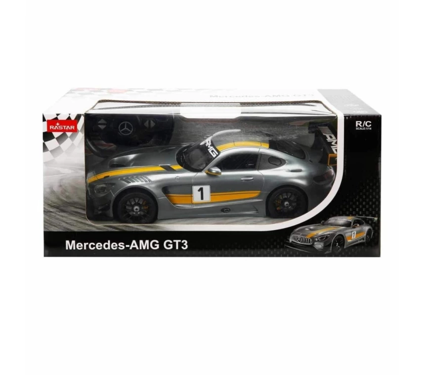 Nessiworld 74100 Mercedes AMG GT3 2.4GHZ Işıklı Gri - Sunman