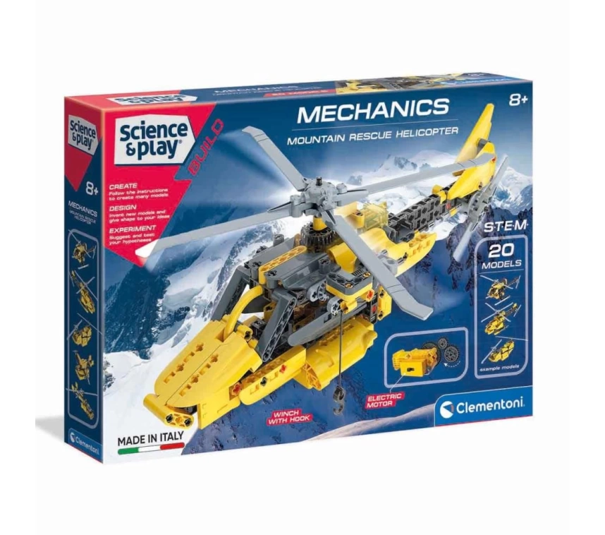 Nessiworld 75063TR Kurtarma Helikopteri - Mekanik Laboratuarı +8 yaş