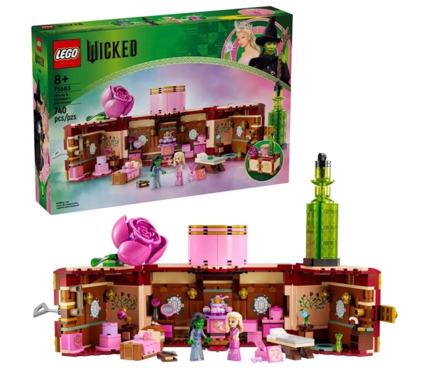 Nessiworld 75683 Lego Wicked - Elphaba ve Glindanın Yurdu 740 parça +8 yaş