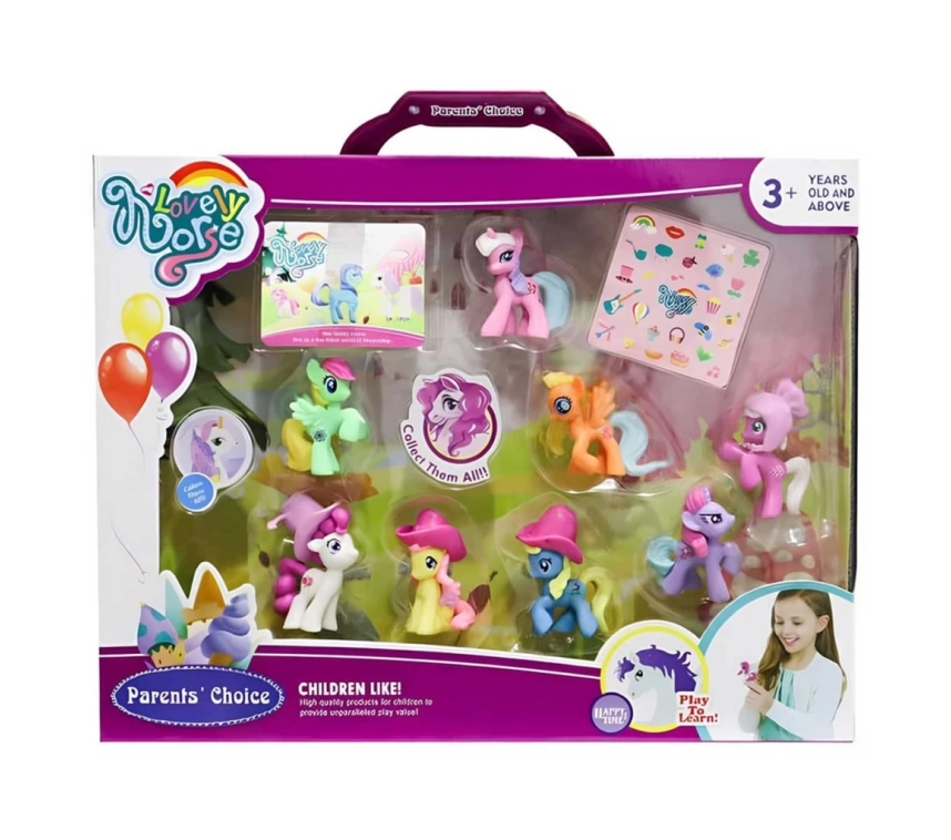 Nessiworld 8li Mini Pony Figür Seti