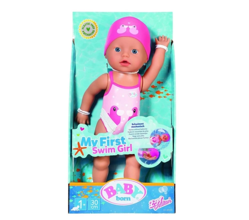 Nessiworld 835302 Baby Born Yüzen Bebek Lizzie - 30cm