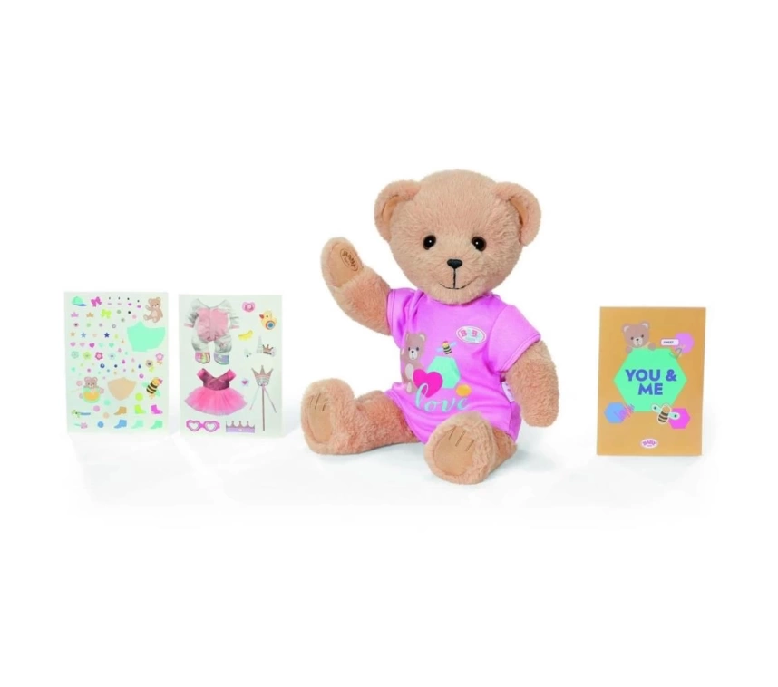 Nessiworld 837139 Baby Born Ayıcık - Pembe 36 cm