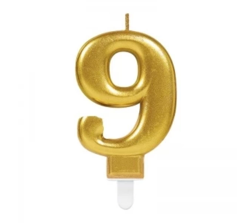 Nessiworld 9 Rakam Mum Gold Renk
