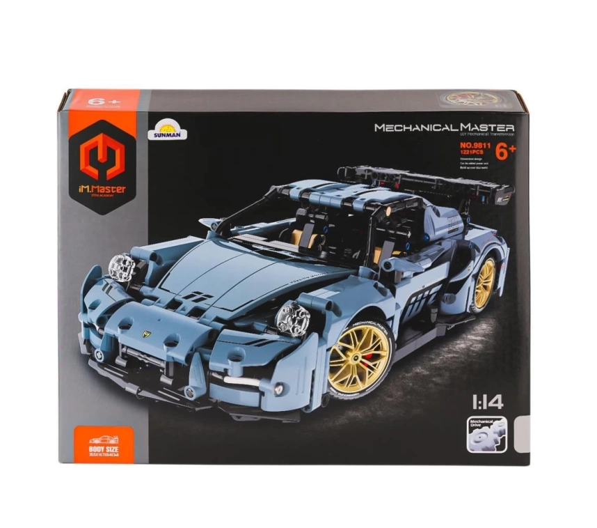 Nessiworld 98811 IMM Mekanik Master Süper Araba 1:14 Blokları 1221 Parça