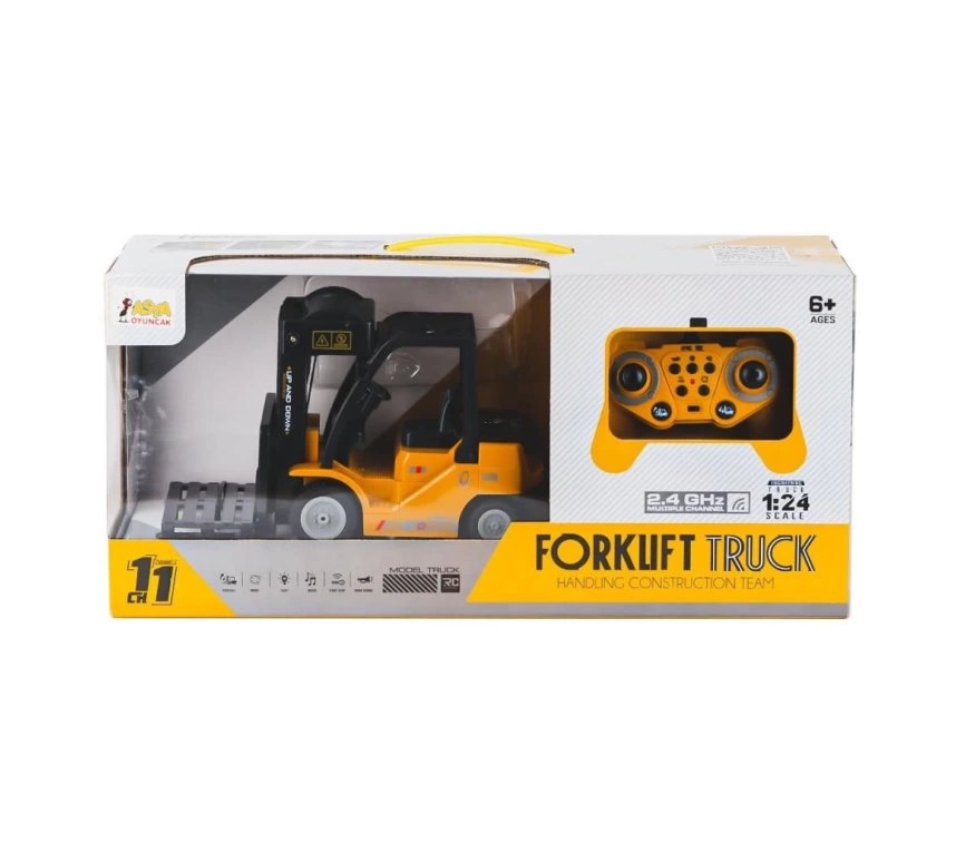 Nessiworld A8196-OQ9009 Kumandalı Sesli ve Işıklı Froklift 1:24  -Asya Oyuncak