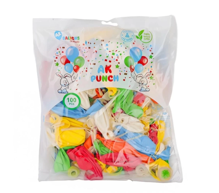 Nessiworld AK-01 Punch Balon 100 Adet