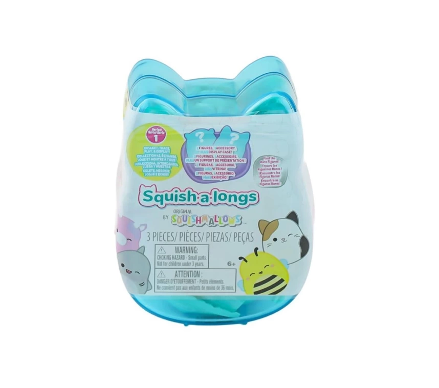 Nessiworld AL0048 Squish a longs 2 Figür + Yüzük Sürpriz Paket Seri 1