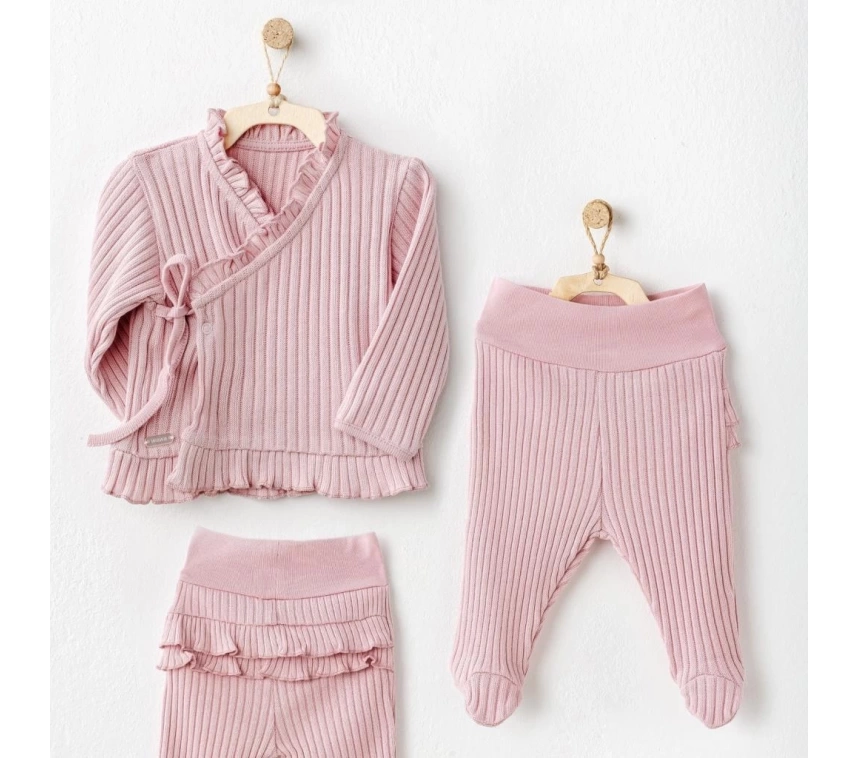 Nessiworld Andywawa AC25094 Sweet Penguin 2Li Bebe Takım Pink