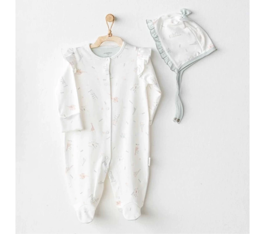 Nessiworld Andywawa AC25510 Love Family Bebek Tulum Takım Ekru