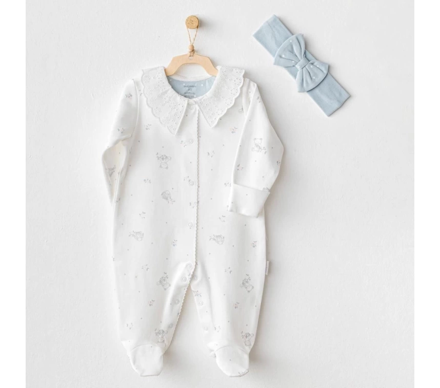Nessiworld Andywawa AC25644 Cuddly Bunny Bear Tulum Takım Ekru