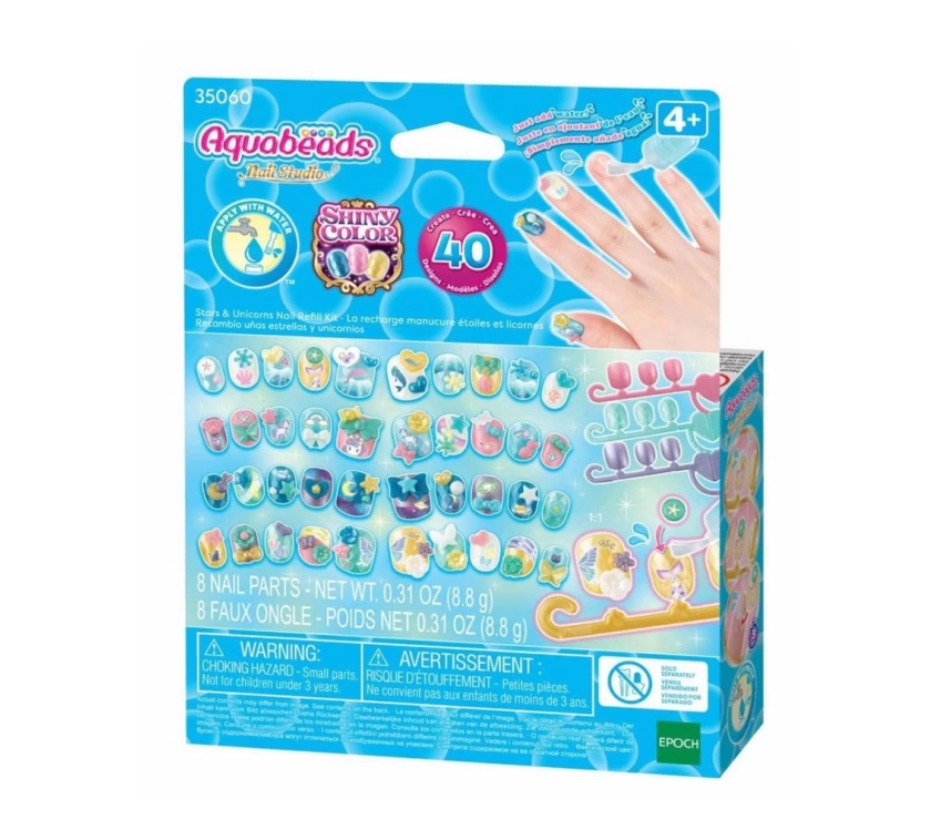 Nessiworld Aqua Beads Yıldız ve Unikorn Yedek Kit