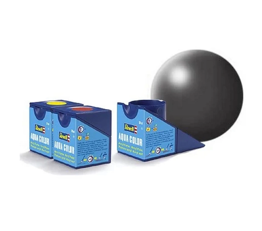 NessiWorld Aqua Color Dark Grey - Silk Boya- 18 ml