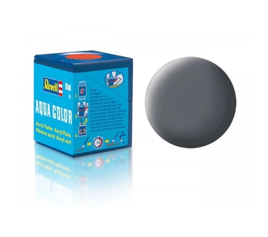NessiWorld Aqua Color Gunship Grey - Usaf - Mat Boya - 18 ml