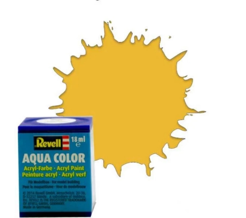 NessiWorld Aqua Color Sandy Yellow - Mat Boya- 18 ml