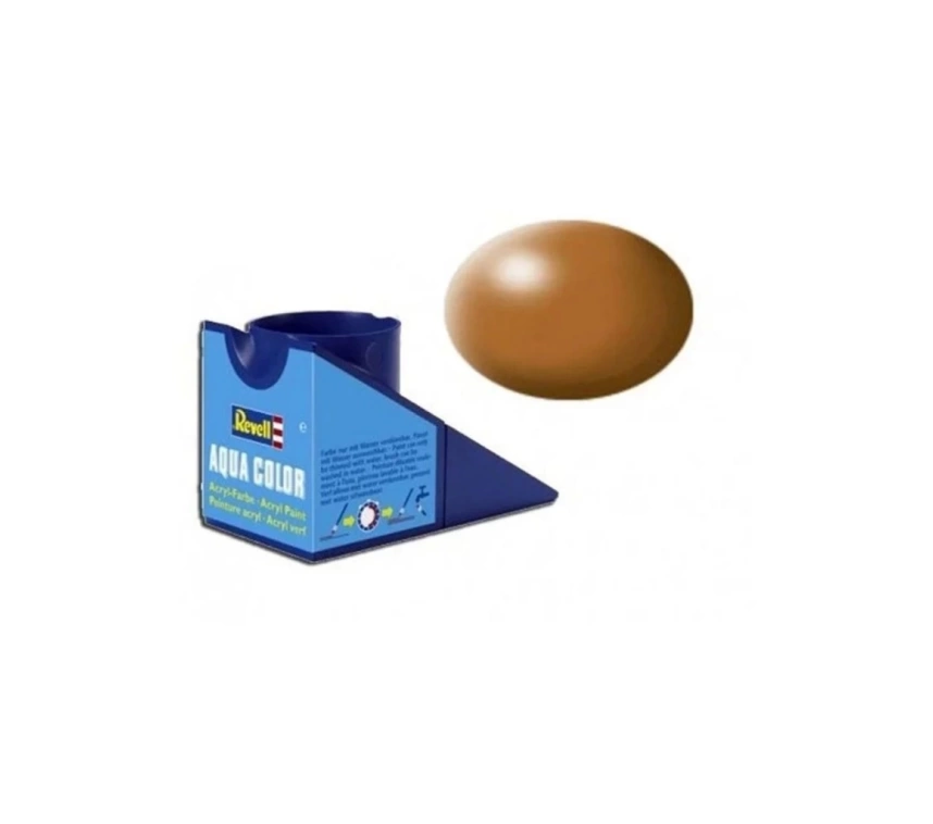 NessiWorld Aqua Color Wood Brown - Silk Boya - 18 ml