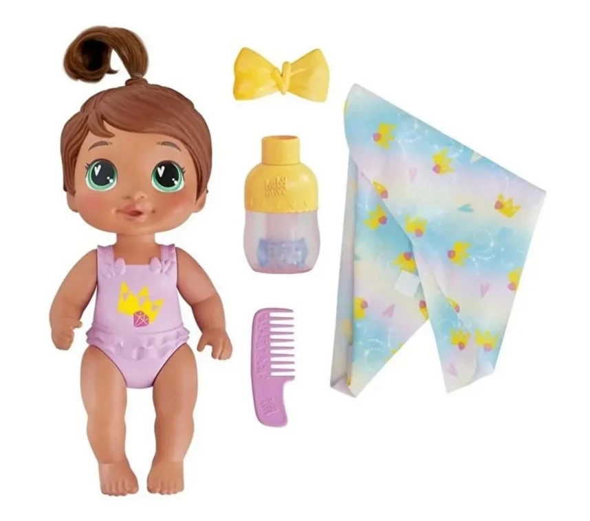 NessiWorld Baby Alive Bebeğimle Şampuan Eğlencesi Esmer F9120