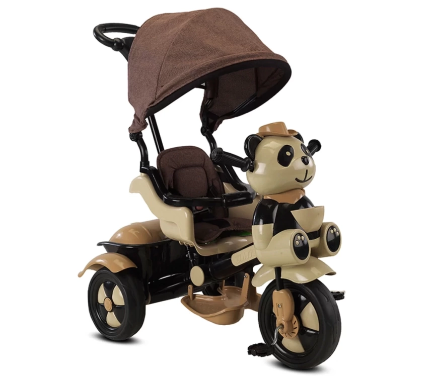 Nessiworld Baby Hope Little Panda Bebek Bisikleti Kahve