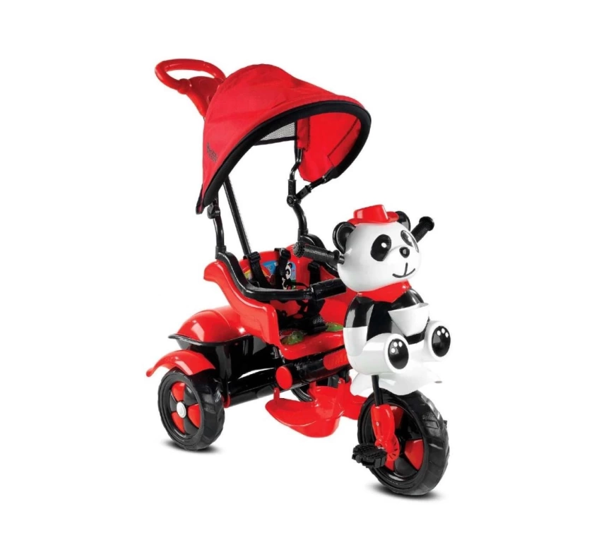 Nessiworld Baby Hope Little Panda Bebek Bisikleti Kırmızı Siyah