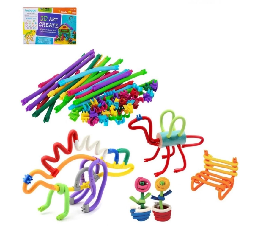 Nessiworld Babygo Yapıcı Bükme Oluşturma 3D Yapım Seti