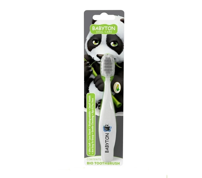 Nessiworld   Babyton Bio Ultra Yumuşak Çocuk Diş Fırçası Panda