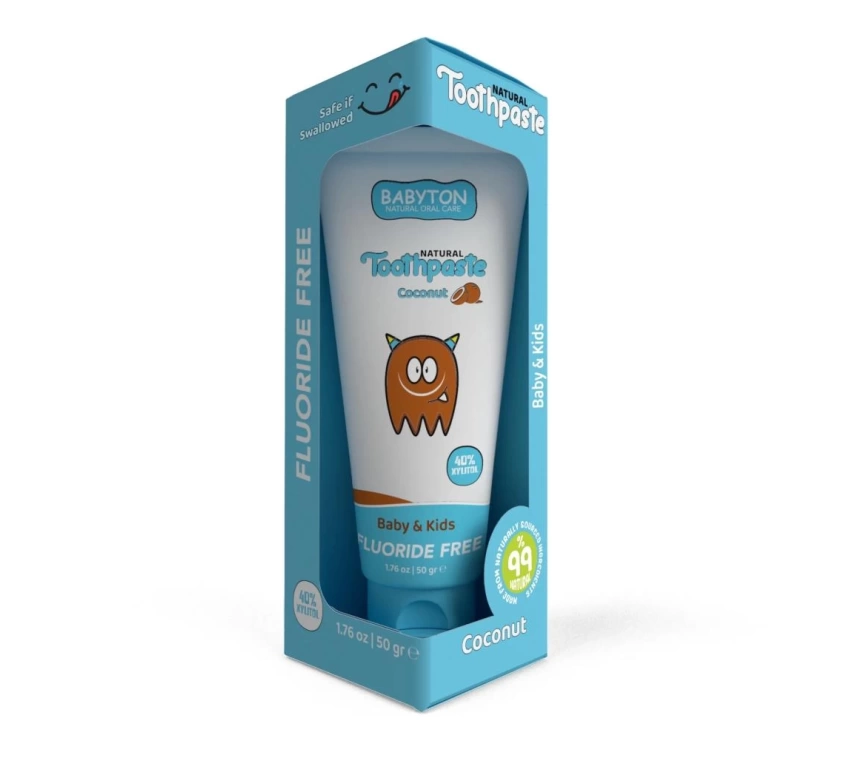 Nessiworld Babyton Organik Doğal Hindistan Cevizi Aromalı Diş Macunu 50 Gr