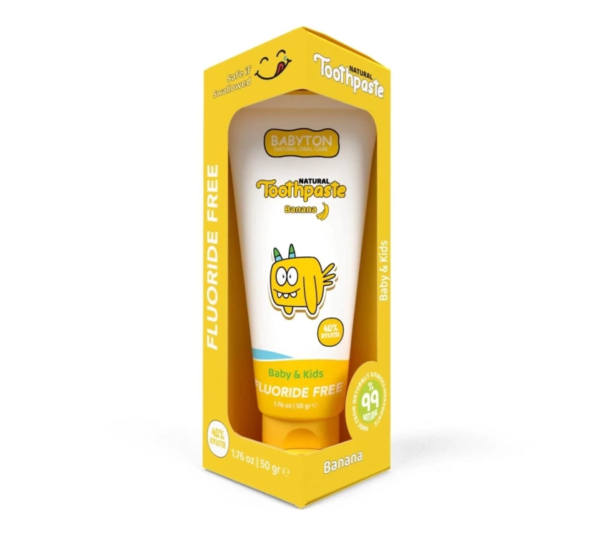 Nessiworld Babyton Organik Doğal Muz Aromalı Diş Macunu 50 Gr