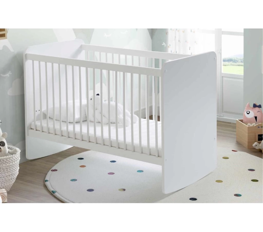 Nessiworld Babywhen Pratik Kademeli Sallanır Beşik 60x120 Beyaz