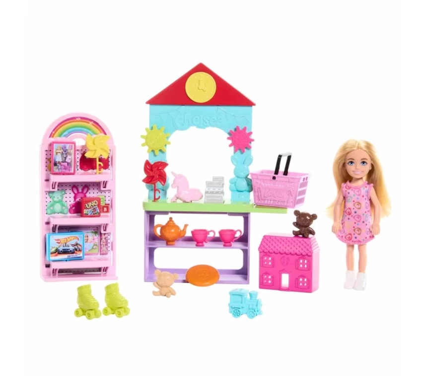 Nessiworld Barbie Chelsea Oyuncak Dükkanı Oyun Seti HNY59