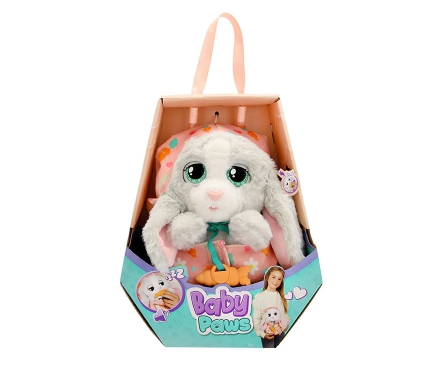 Nessiworld BAW02000 Baby Paws Sesli Tavşan 20 cm Peluş